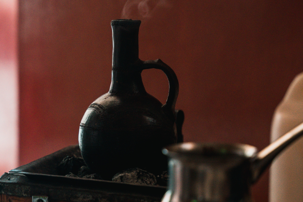 Traditional Eritrean jebena coffee pot - Get Involved with GAMEC